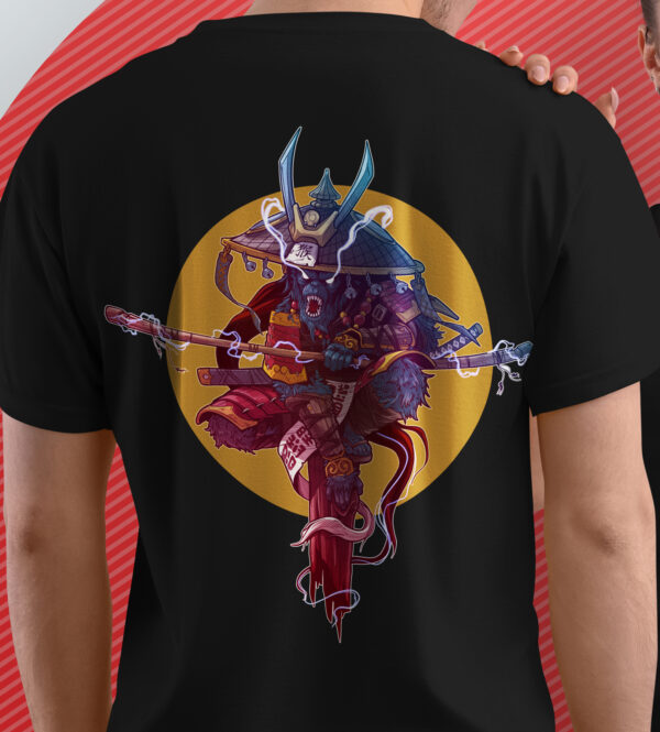 ANGRY-MONKEY_BLACK_A3 Printed T-Shirt