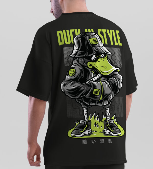 DUCK-INS-TYLE_BACK_A3 Printed T-Shirt