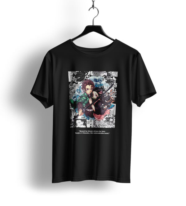 Tanjiro & Nezuko Demon Slayer Printed T-shirt